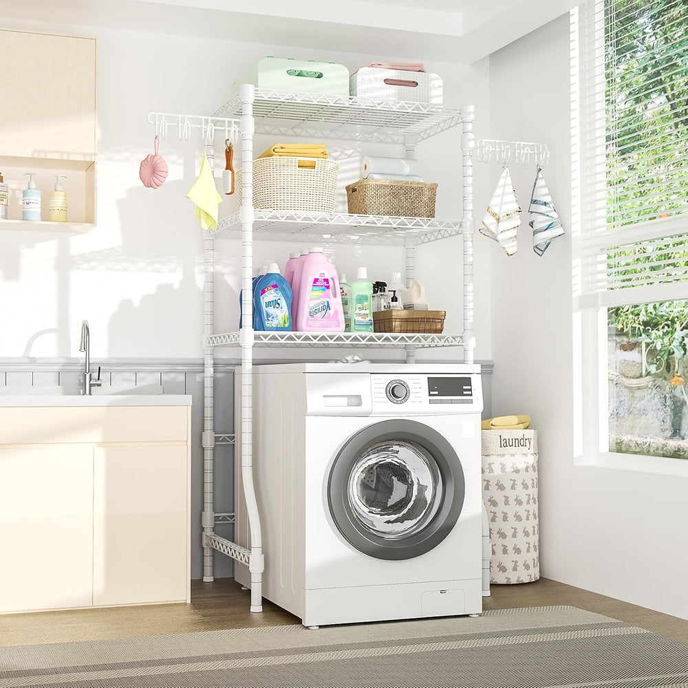 Ulif U8 Laundry Room Storage Organizer, Over The Washer and Dryer Storage She...