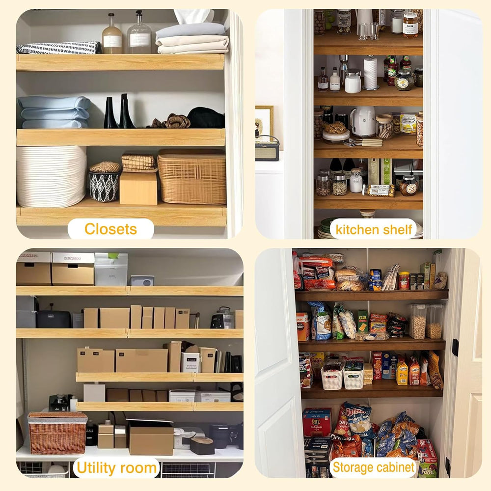 5 PCS Wire Shelf Covers for Pantry, Waterproof PVC Moisture-Resistant & R...