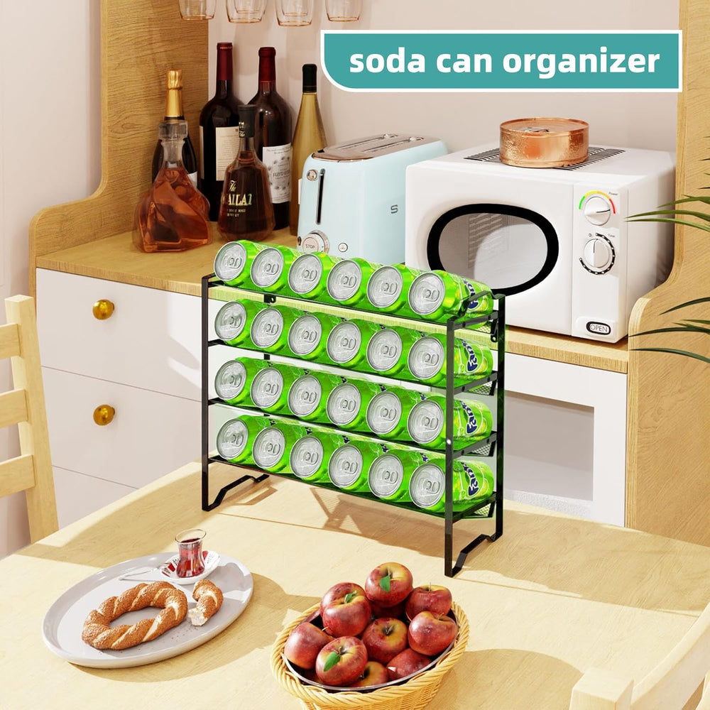 Simple Trending 2 Pack 4 Tier Spice Rack Organizer, Stackable Kitchen Counter...