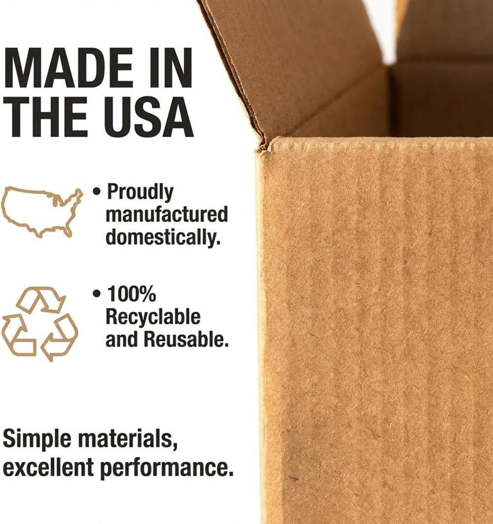 BOX USA Cube Shipping Boxes 12"L x 12"W x 12"H (25-Pack) - Sma...