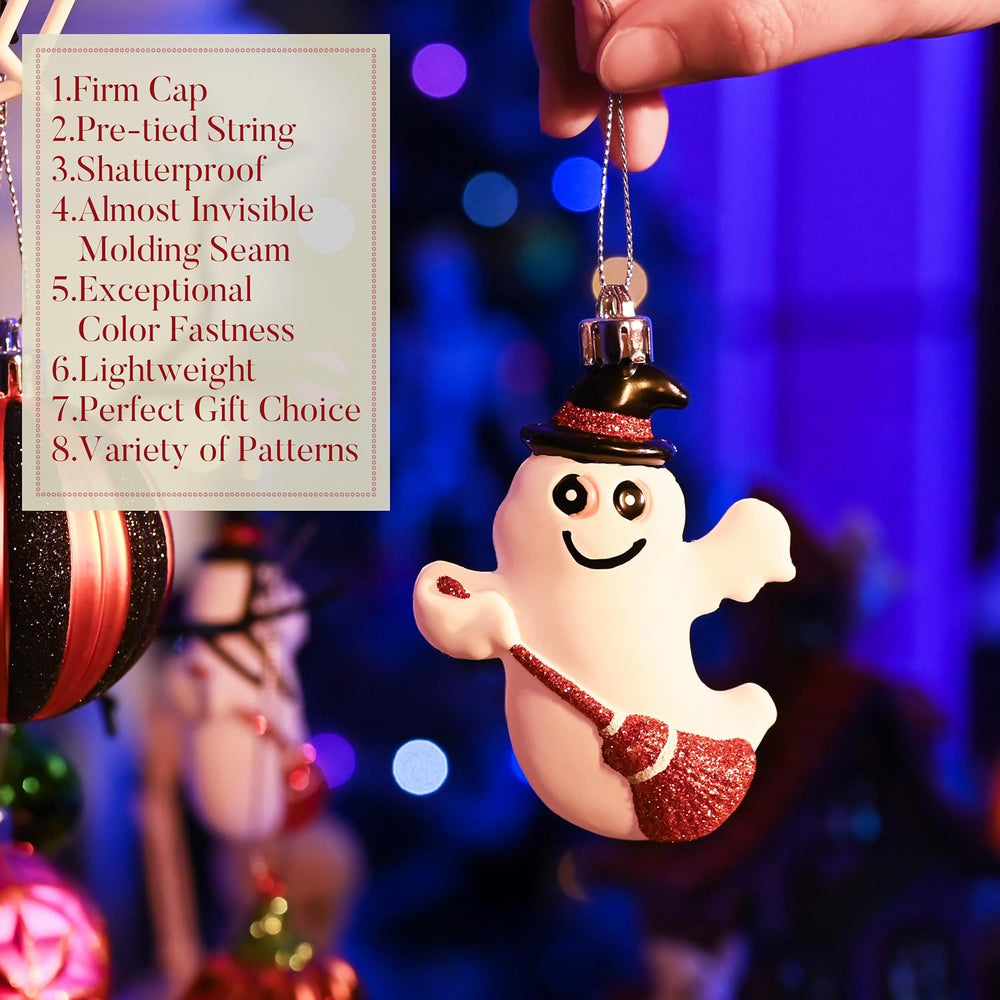 Valery Madelyn 40ct Large Halloween Ornaments Shatterproof Tree Decorations