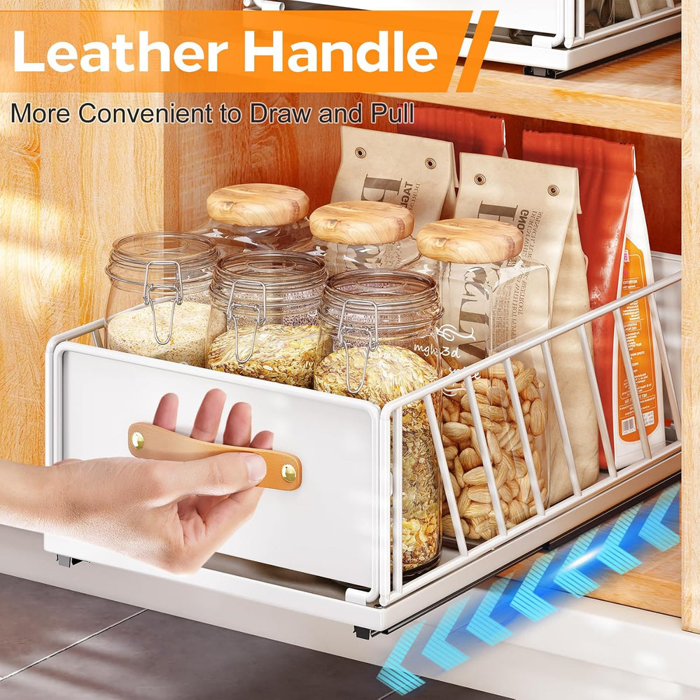 Pull out Cabinet Organizer,Heavy Duty Slide out Pantry Shelves Drawer Storage...