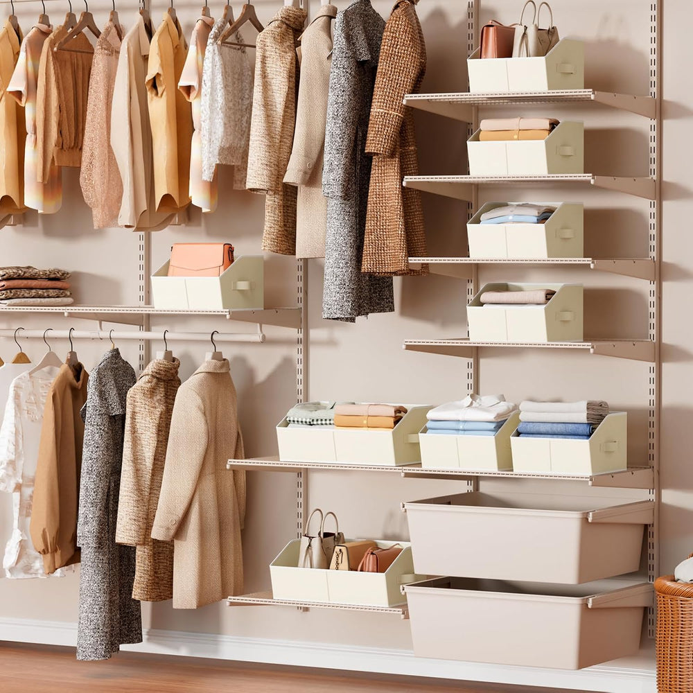 Homsorout Closet Organizers and Storage Bins - Large Fabric Storage Bins, Dec...