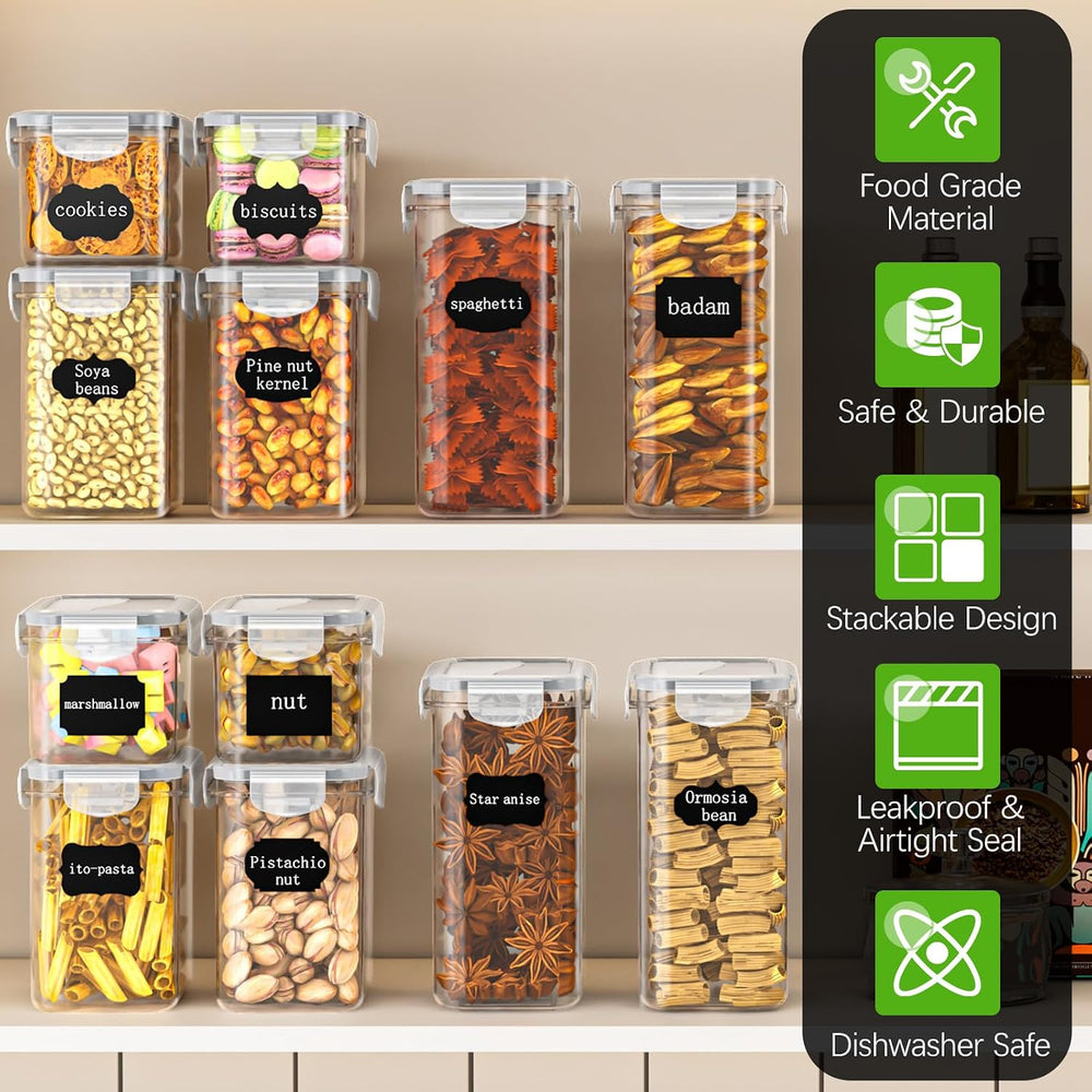 PurKeep 24-Pack Food Storage Containers Airtight