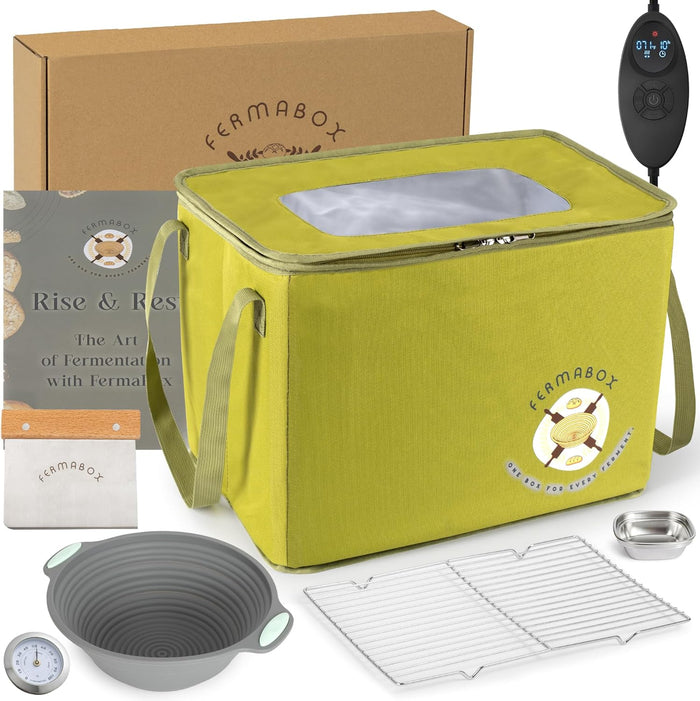 Foldable Bread Proofing Box - Bread Proofer Box - 60-120°F Temp Control, 24H Timer