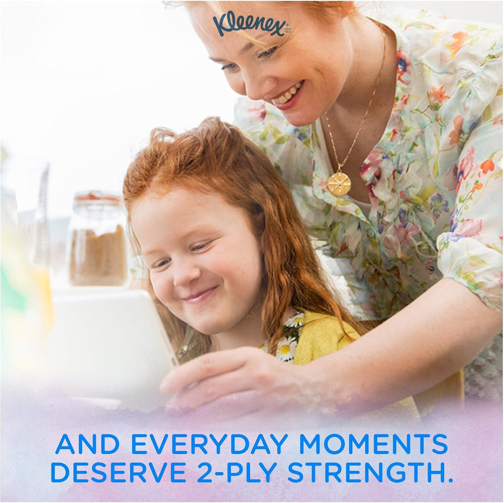 Kleenex Perfect Fit Facial Tissues, 50 Count (pack Of 12)