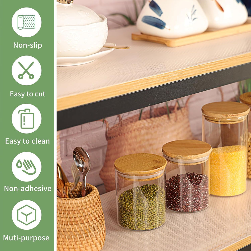 Shelf Liners 30 inch x 20 ft Shelf Liners for Kitchen cabinets nonstick Shelf...
