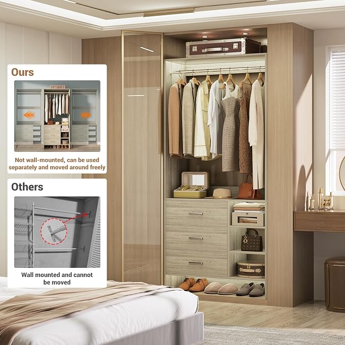 Aheaplus 2.5FT Closet System