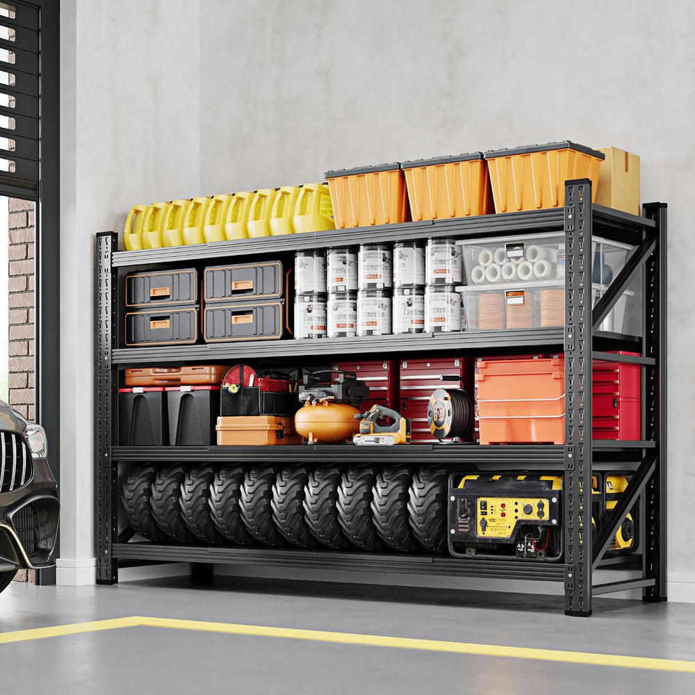 Yizosh Storage Shelves, 5000LBS Garage Shelving Unit, Metal Shelving Adjustab...