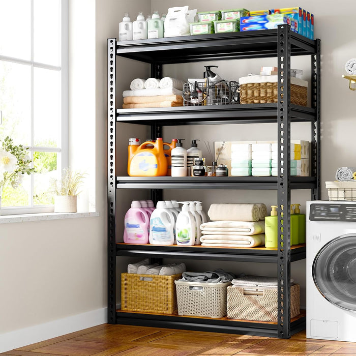 REIBII Storage Shelves Whith Thickened MDF Wood for Pantry Organizer