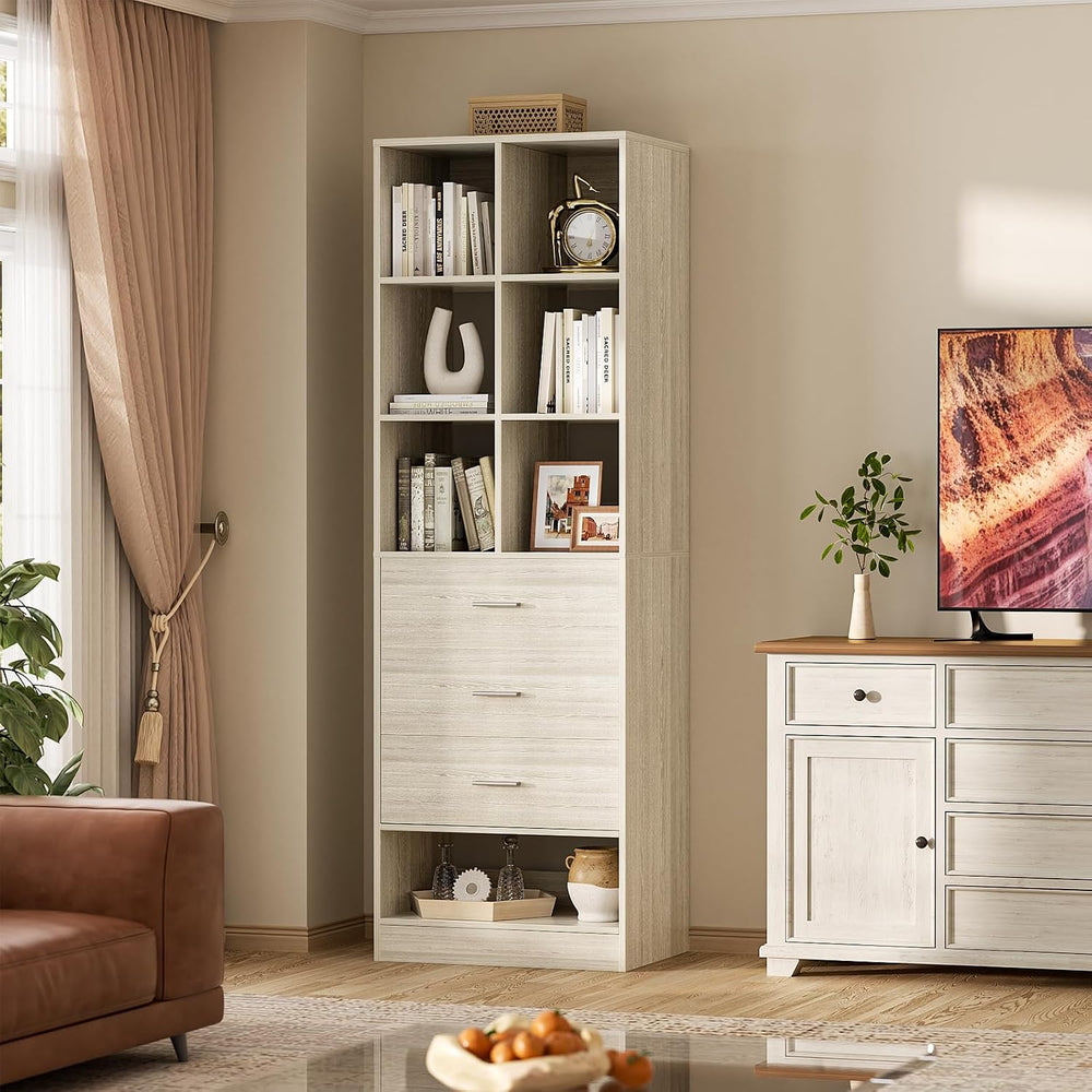 Homieasy Closet System Organizer with 3 Drawers and Partition Storage, Freest...