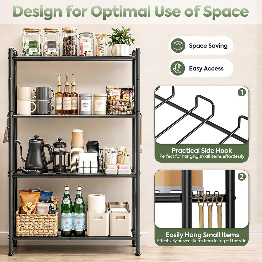 Metal Wire Storage Shelves, Kitchen Pantry Closet Storage Organizer