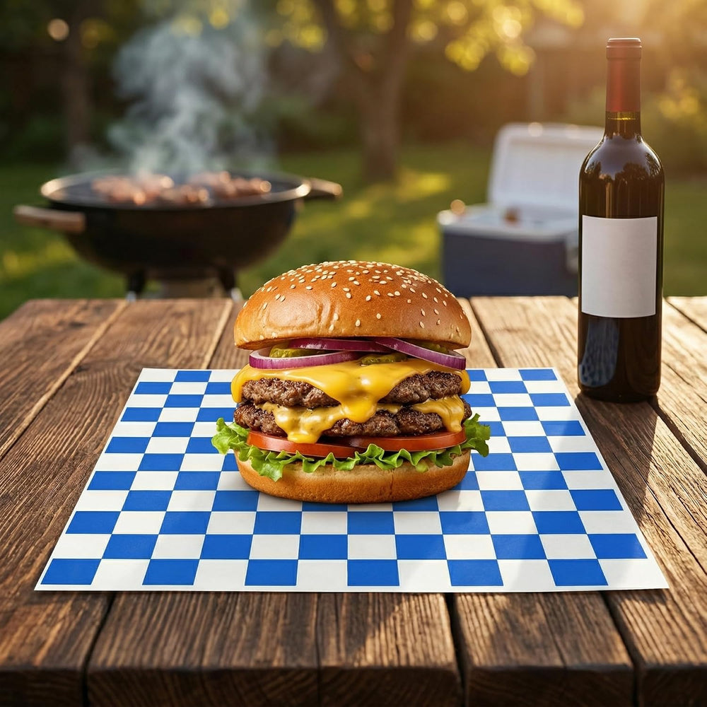 Fasmov 1000 Sheets 12 x 12 inches Sandwich Paper Deli Basket Liner Wrap Food ...