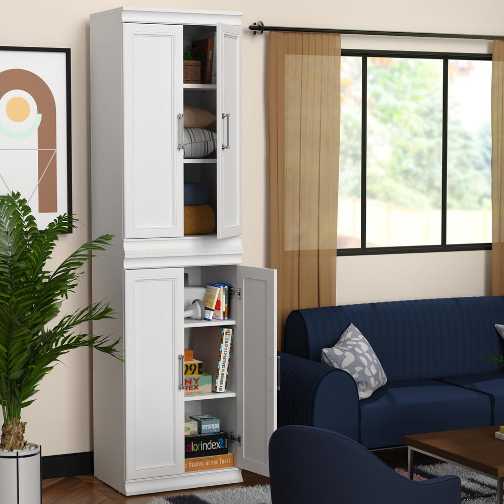 ClosetMaid Modular Storage 21.38-inch W 6-Shelf Wood Closet System with Doors...