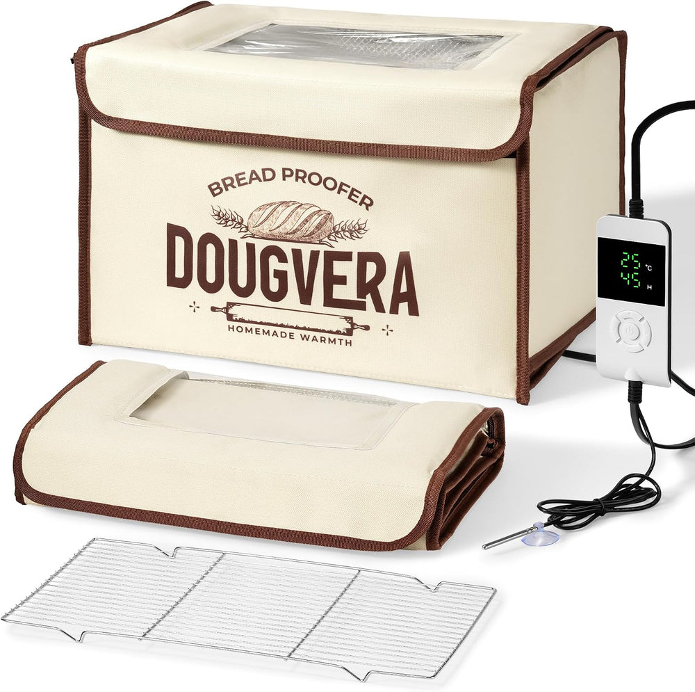 Bread Proofing Box 40 x 30 x 25cm Sourdough Box with Temperature Control, 7Ft...