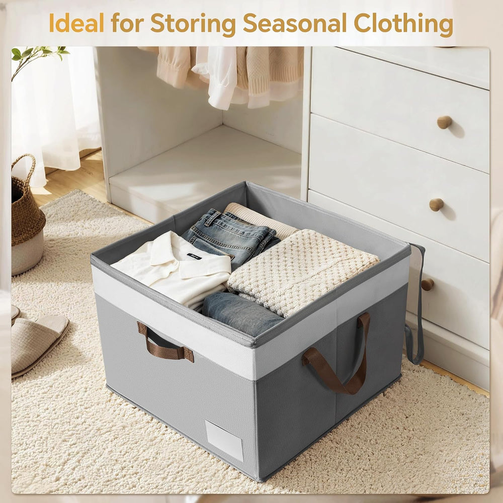 Criusia Shoe Organizer for Closet, 2 Pack Foldable Shoe Storage Organizer Box...