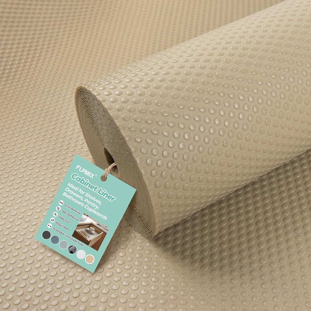 24-inch Large Shelf Liner for Cabinet: Waterproof Kitchen Cabinets Liners