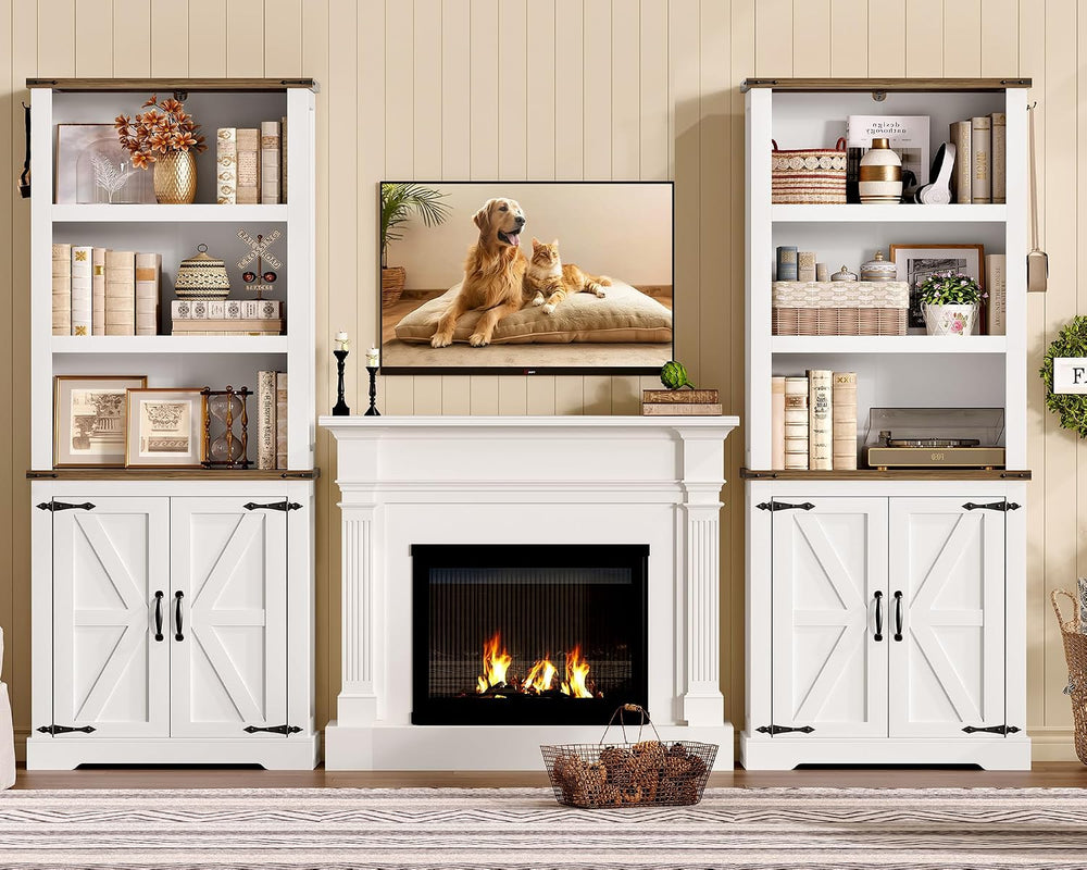 TEENFON 70.9in Tall Storage Cabinet with Adjustable Shelves, Kitchen Pantry C...