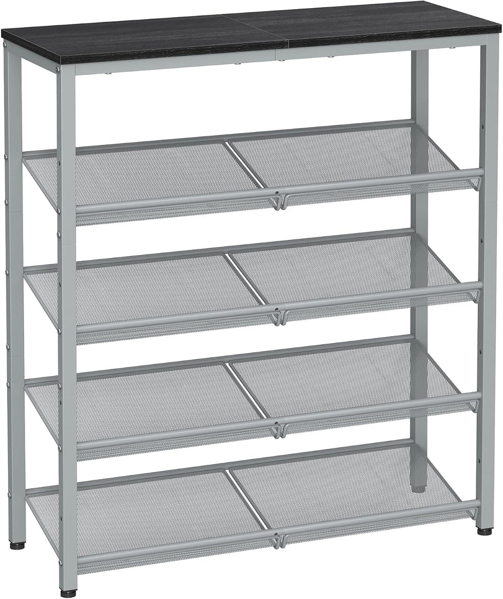 VASAGLE 5-Tier Shoe Rack, Adjustable, Freestanding