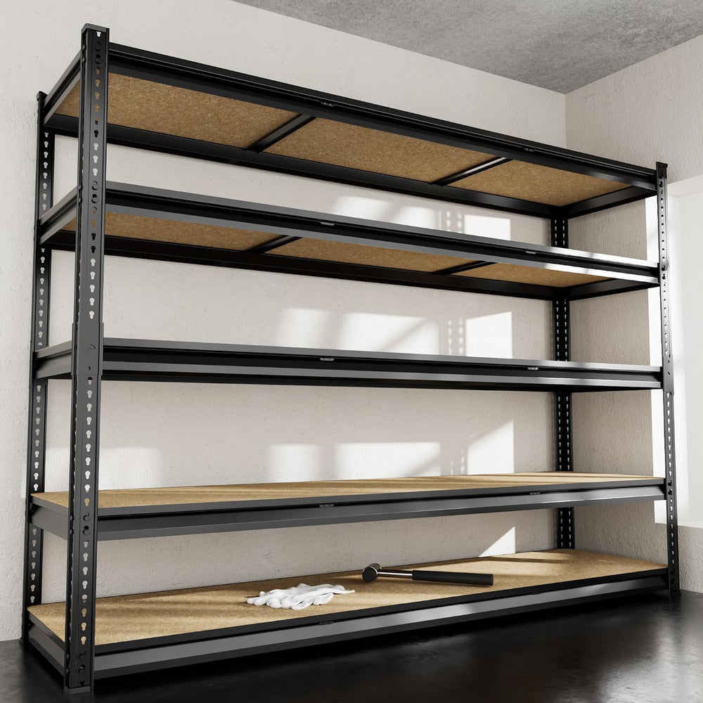 5-Tier Heavy Duty Metal Storage Rack, 48" W x 24" D x 72" H