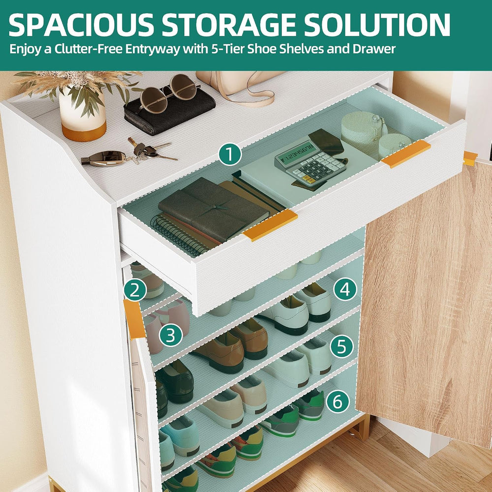 YITAHOME Shoe Cabinet Storage for Entryway
