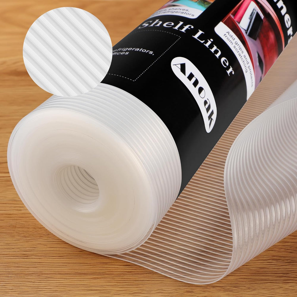 Anoak Shelf Liner Cabinet Liner, Non Adhesive Drawer Liner, Washable 17.5 Inc...
