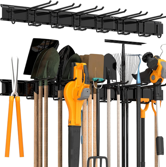 Storaboks Heavy Duty Garage Storage Rack System, Wall Mounted Tool Organizer