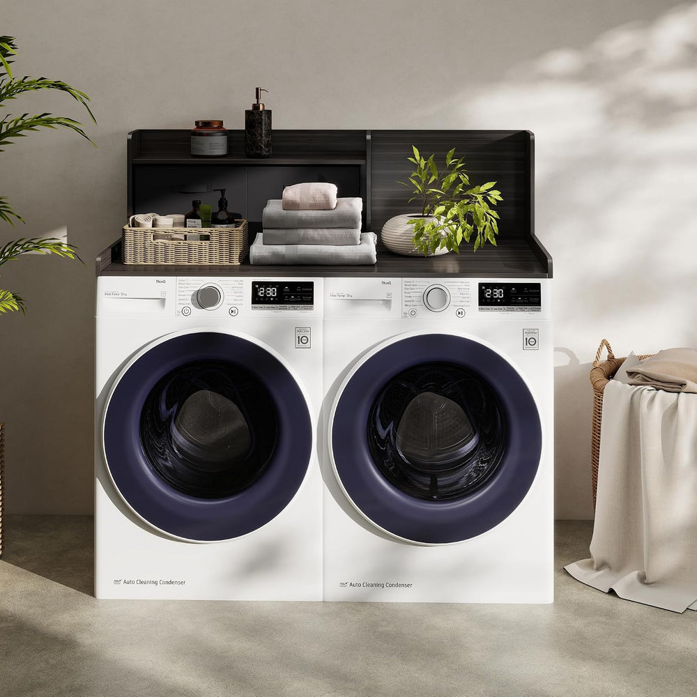 TaoHFE Washer Dryer Countertop,Washer and Dryer Topper for Laundry,Black
