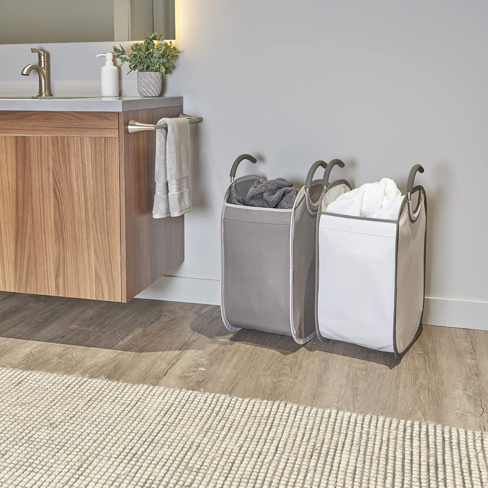 Neatfreak - 2 Tier Vertical Rolling Laundry Cart - Rolling Storage Cart On Wh...