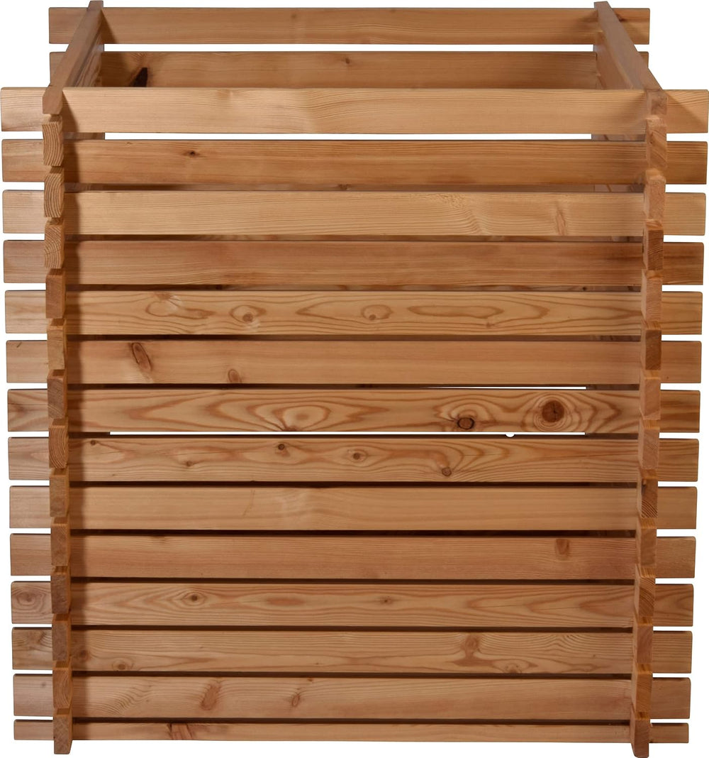 dobar® Green Label 58630FSCe Lärchi Composter | Wooden Composter with Plug-In...