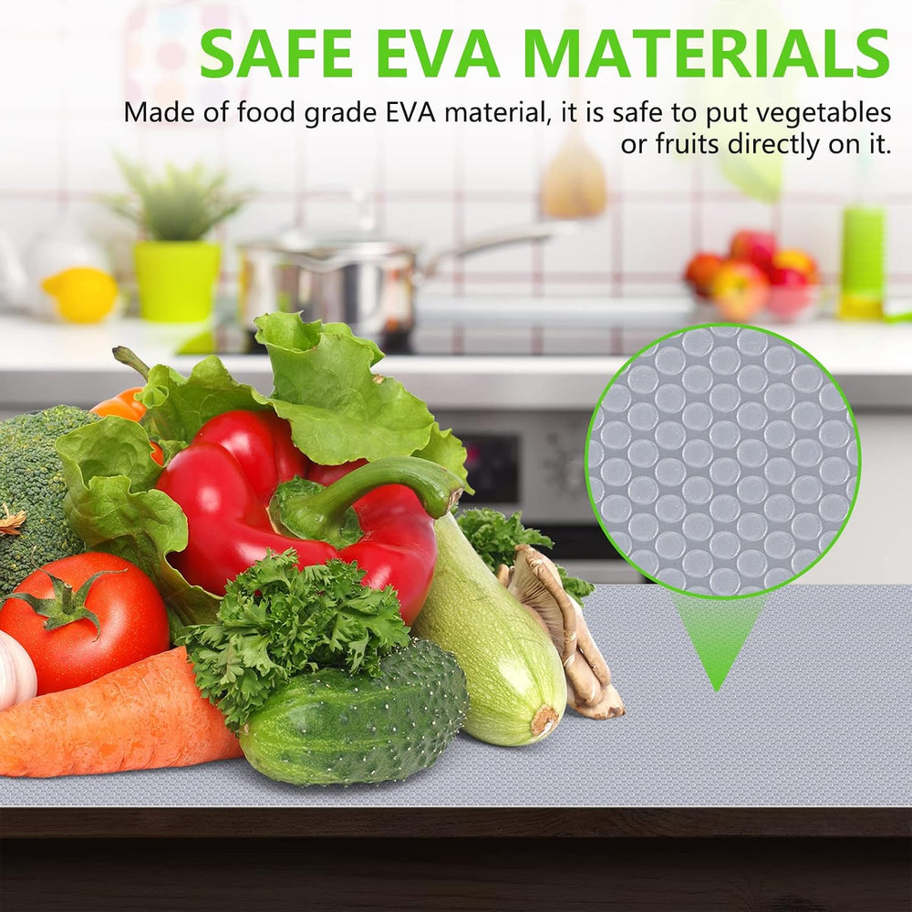 Shelf Liner Non Adhensive Drawer Cabinet Mat Clear 17.5"× 236.2" Pa...