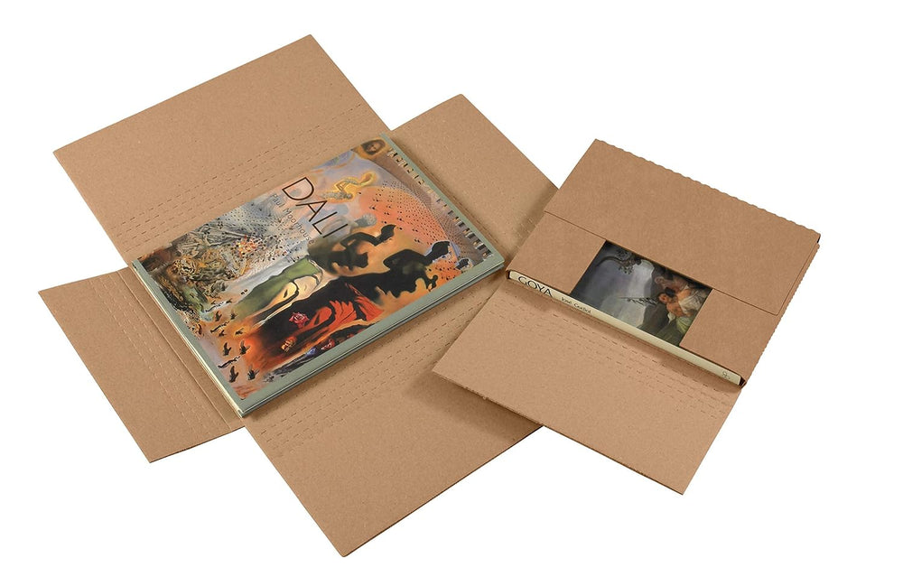 BOX USA Brown Kraft Easy-Fold Mailing Boxes, 12 x 10 1/2 x 2 Inches, Pack of ...