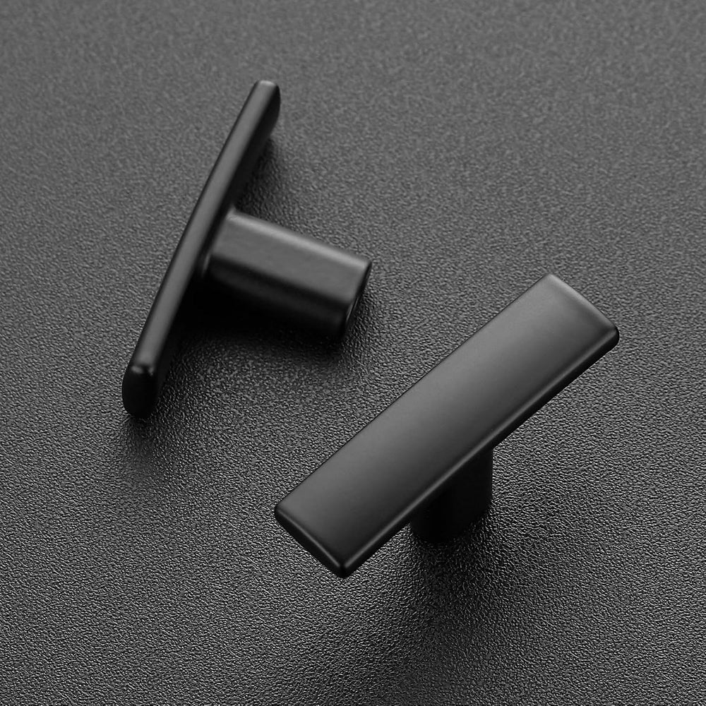 Ravinte Cabinet Knobs 30 Pack Single Hole Drawer Handles, Matte Black