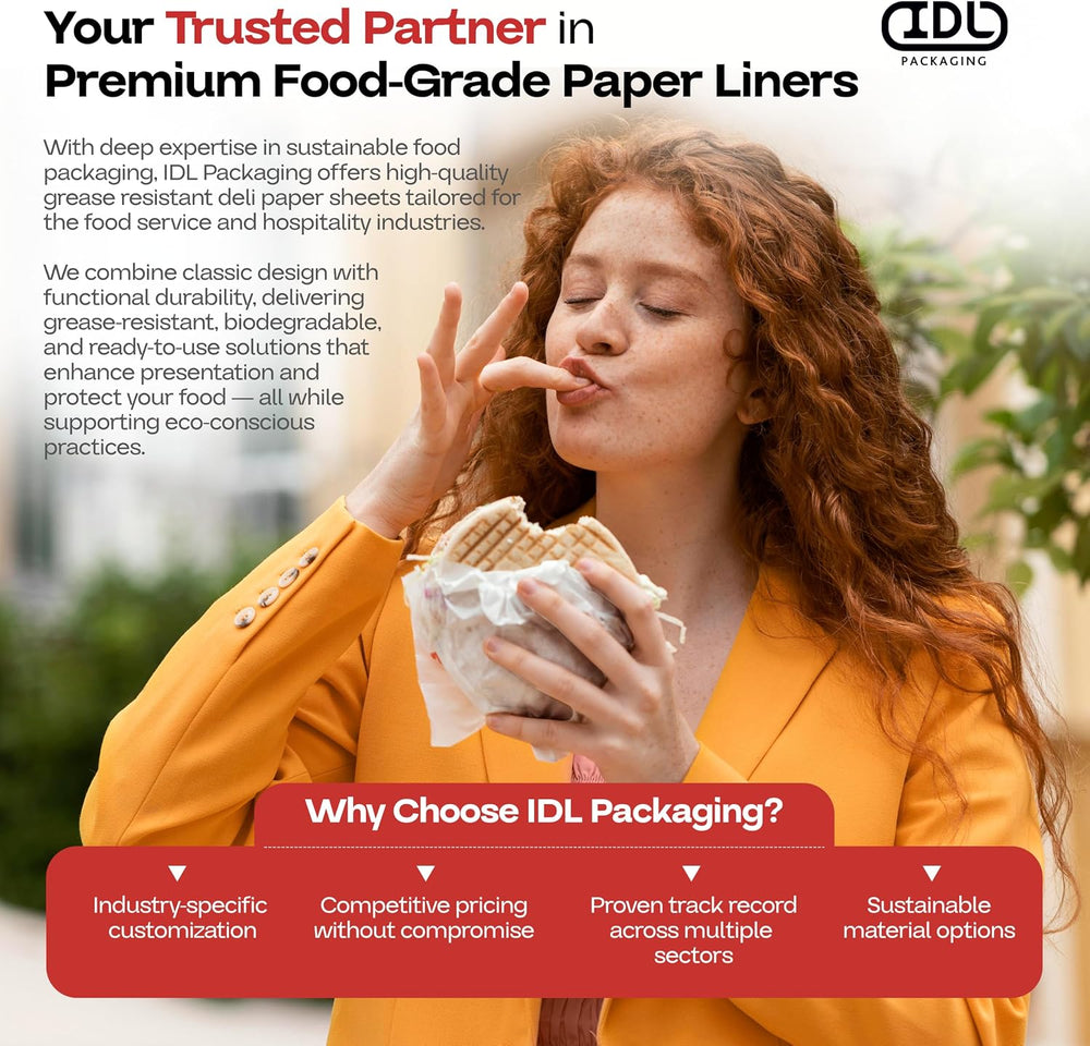 IDL Packaging White Deli Paper Sheets, 10" x 10.75" (2x500 pcs.) - ...