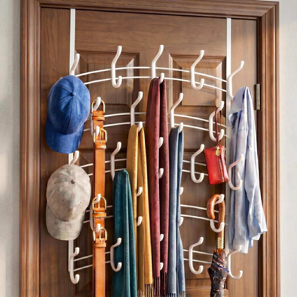 LYNK Professional® Home™ Over the Door Hooks - 46 Hook – Over the Door Coat R...