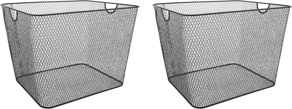 YBM Home Kitchen Pantry Organizer Wire Baskets for Shelves, Cabinets, Pantry,...