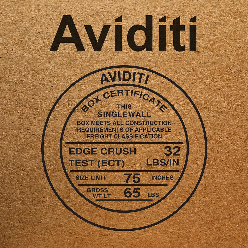 AVIDITI Long Boxes 6"L x 6"W x 12"H (25-Pack) Tall Corrugated ...