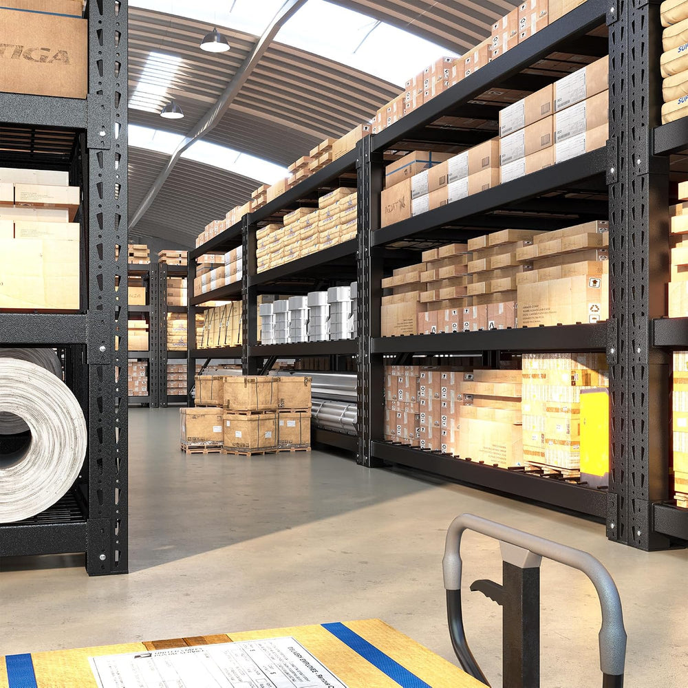 Bepatio 11000LBS Industrial Storage Shelves 2-Pack, 72"H x 60"W x 2...