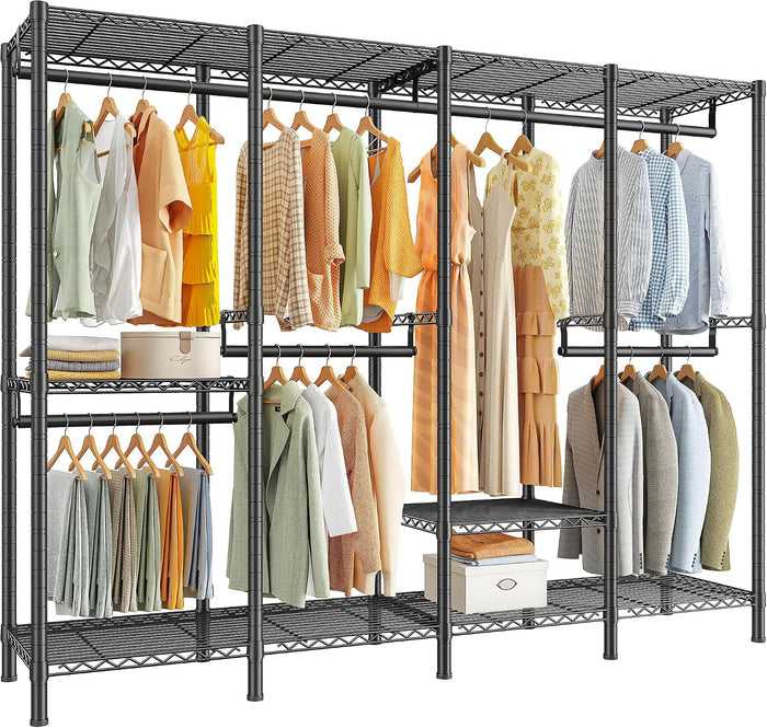 Raybee Heavy Duty Clothes Rack for Hanging Clothes, Clothing Rack