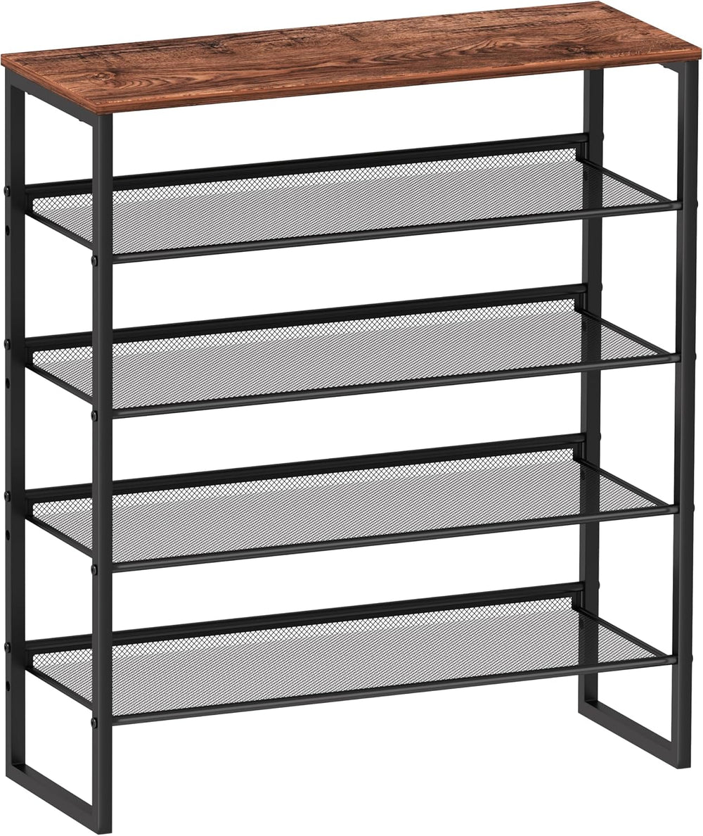 CHEMPFR Shoe Rack - Sturdy Steel Shoe Organizer for Front Door Entrance Close...