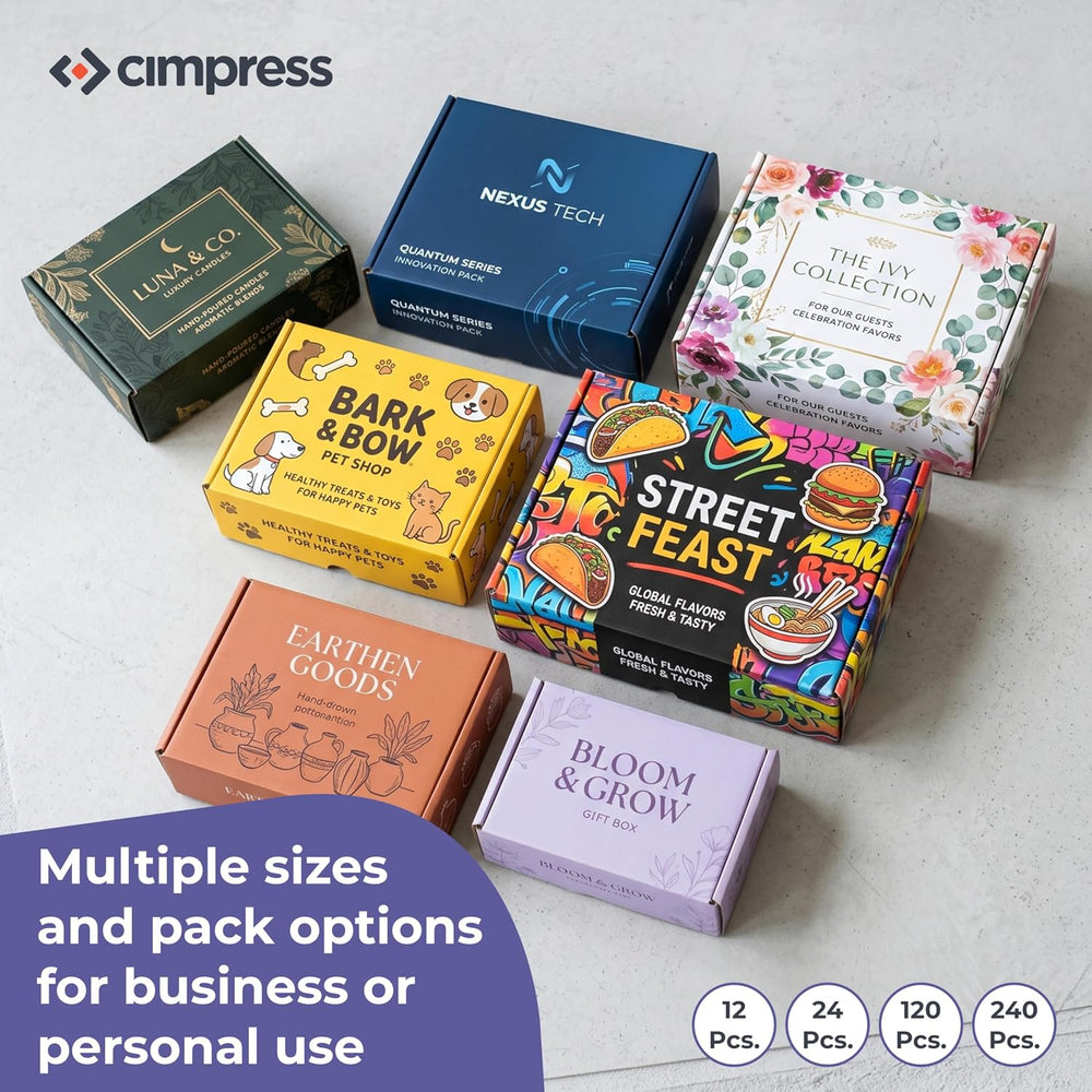 Personalized Mailer Box, Add Logo or Text, 9.5" x 7.75" x 4", ...