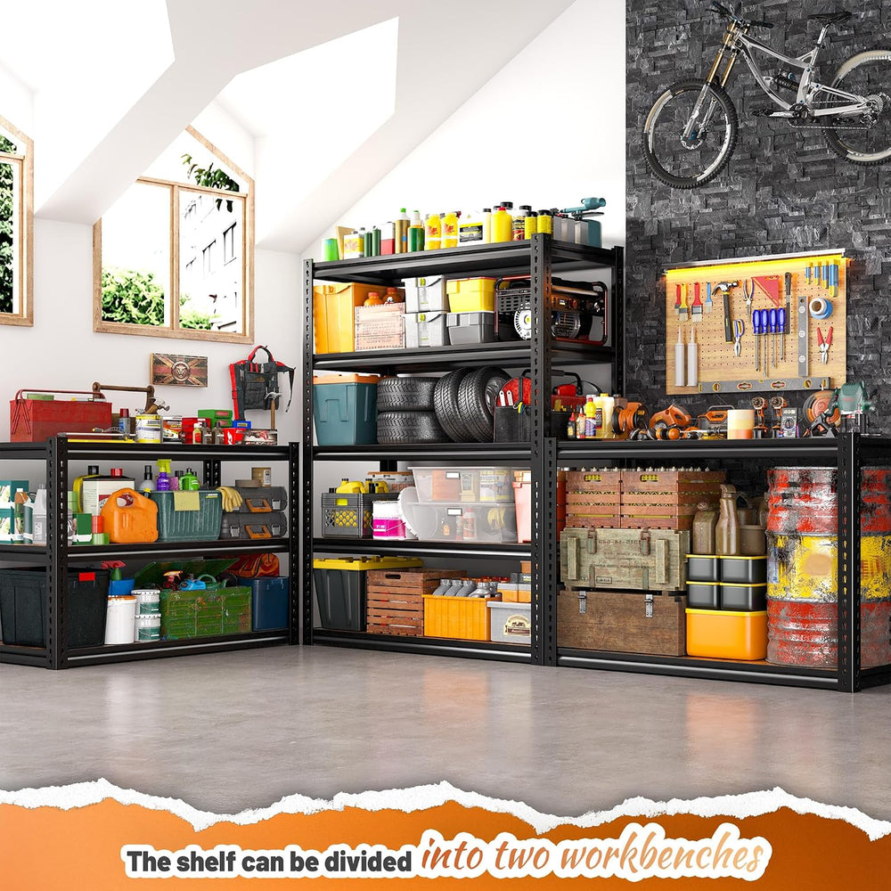 REIBII Storage Shelves Whith Thickened MDF Wood for Pantry Organizer