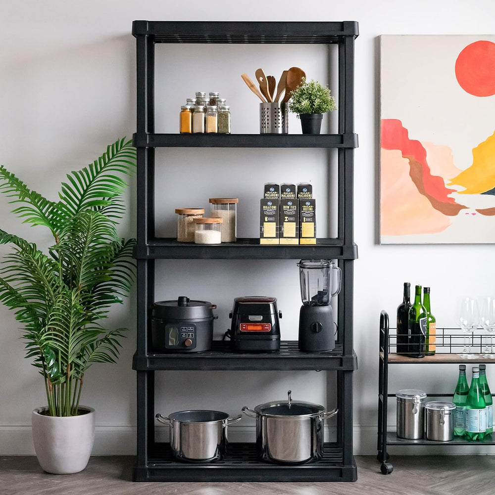 IRIS USA Plastic Storage Shelves |Made in USA| 73"H x 36"W x 18&quo...
