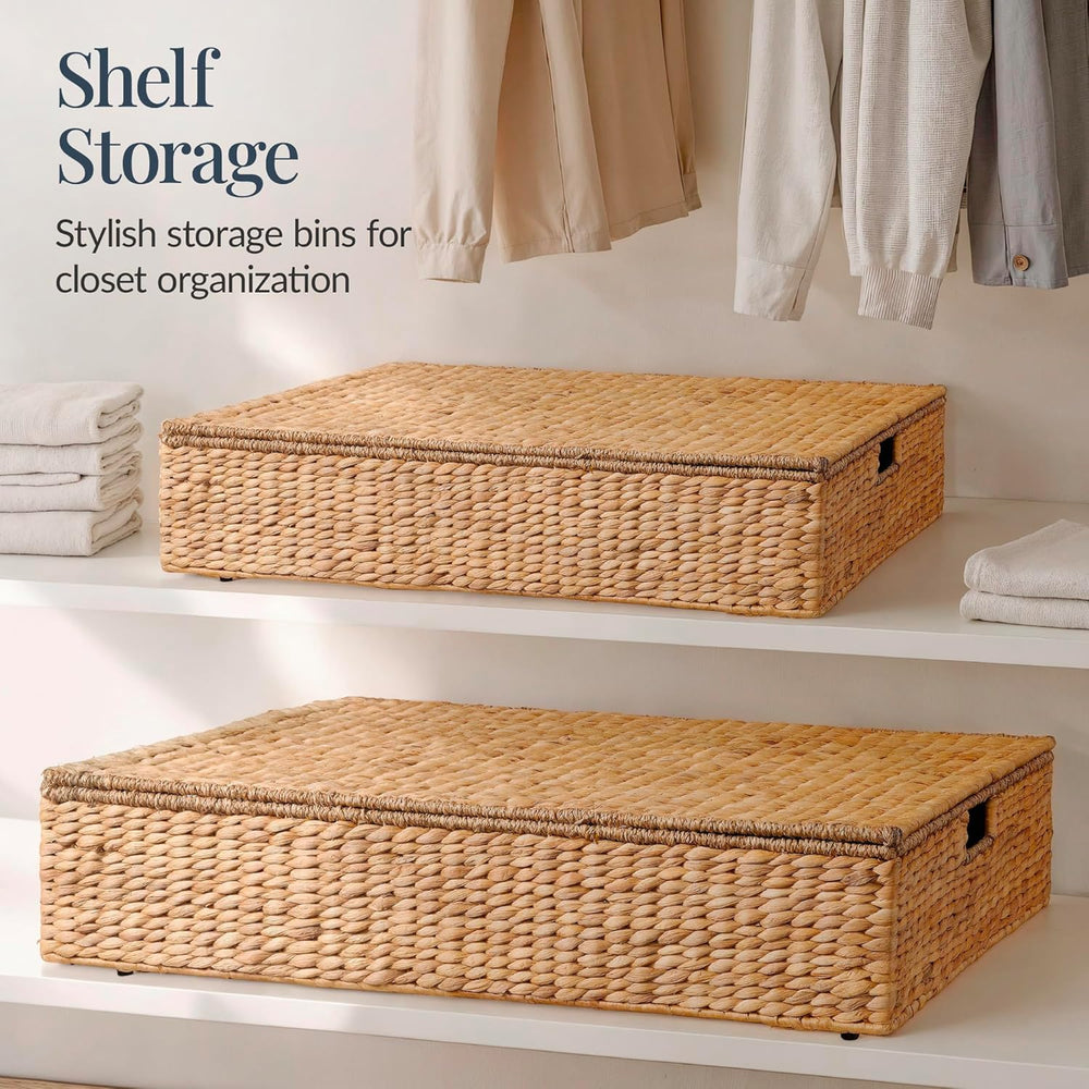 Best Choice Products Under Bed Storage Containers W/Lid, Wheels and Handles, ...