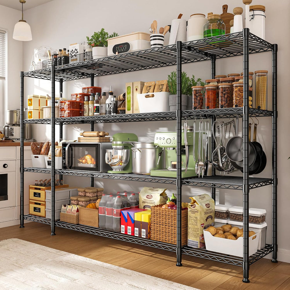 REIBII 78.4''W Storage Shelves, 1500LBS Heavy Duty&Space Saving f...