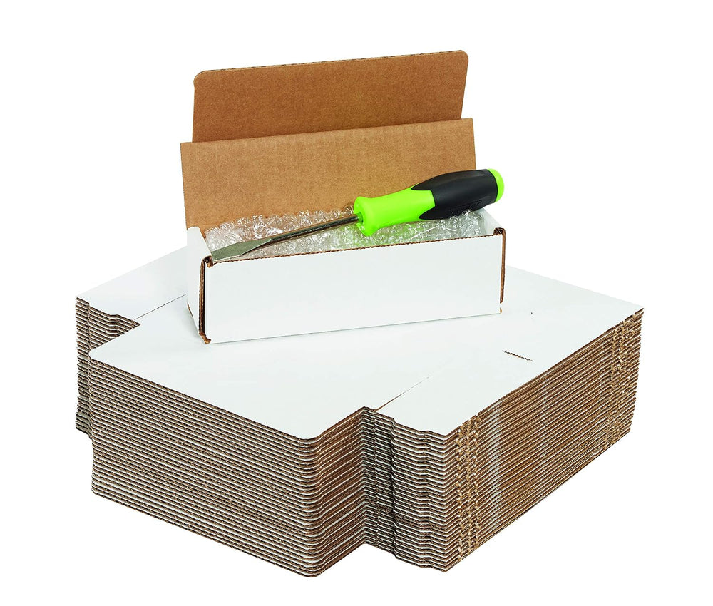 Boxes Fast BFM1066 Corrugated Cardboard Mailers, 10 x 6 x 6 Inches, Tuck Top ...