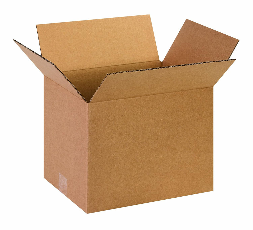BOX USA Shipping Boxes Medium 13"L x 10"W x 10"H 25-Pack - Cor...