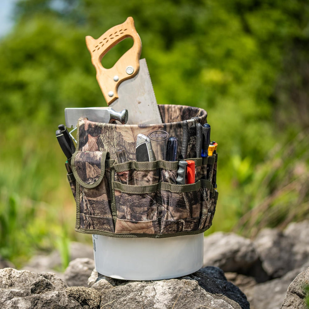 Bucket Boss - Camo Bucketeer Bucket Tool Organizer (Fits 5 Gallon Bucket), Bu...