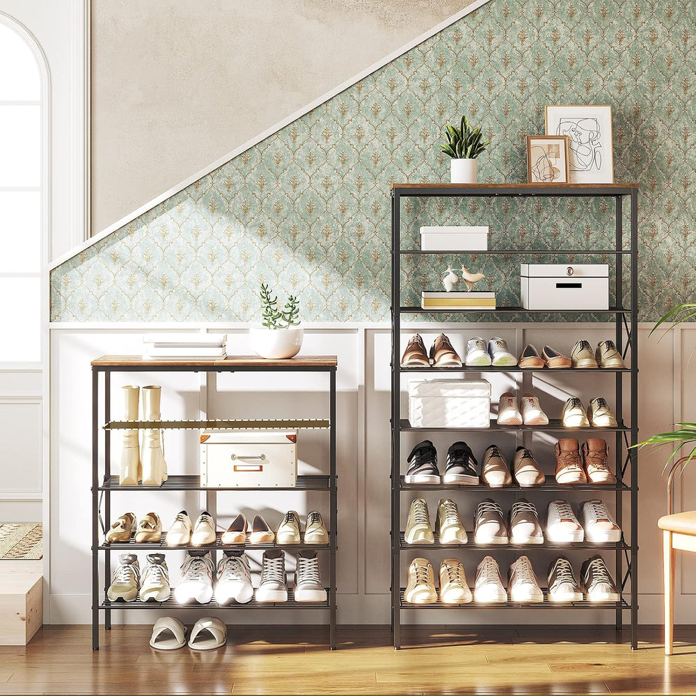 YATINEY 5-Tier Shoe Rack, Shoe Storage for Entryway and Closet, Free Standing...