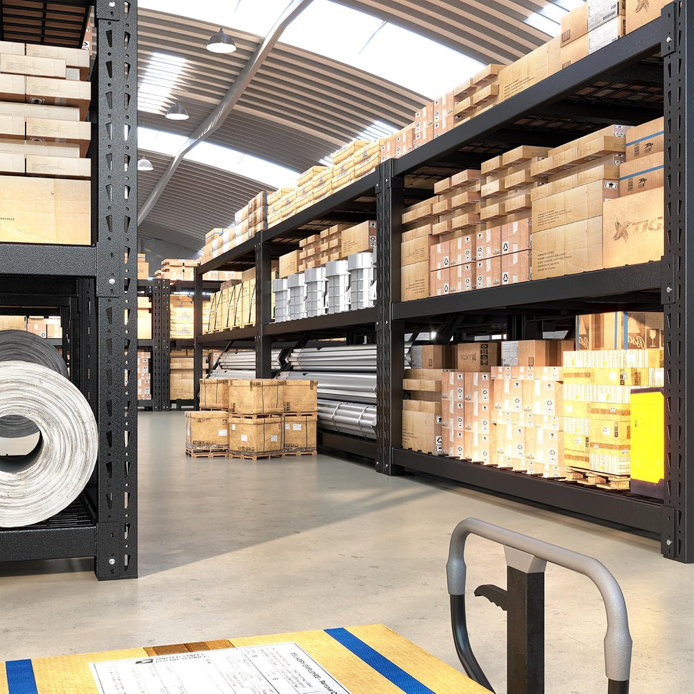 Bepatio 8250LBS Industrial Storage Shelves 2-Pack, 66"H x 60"W x 24...